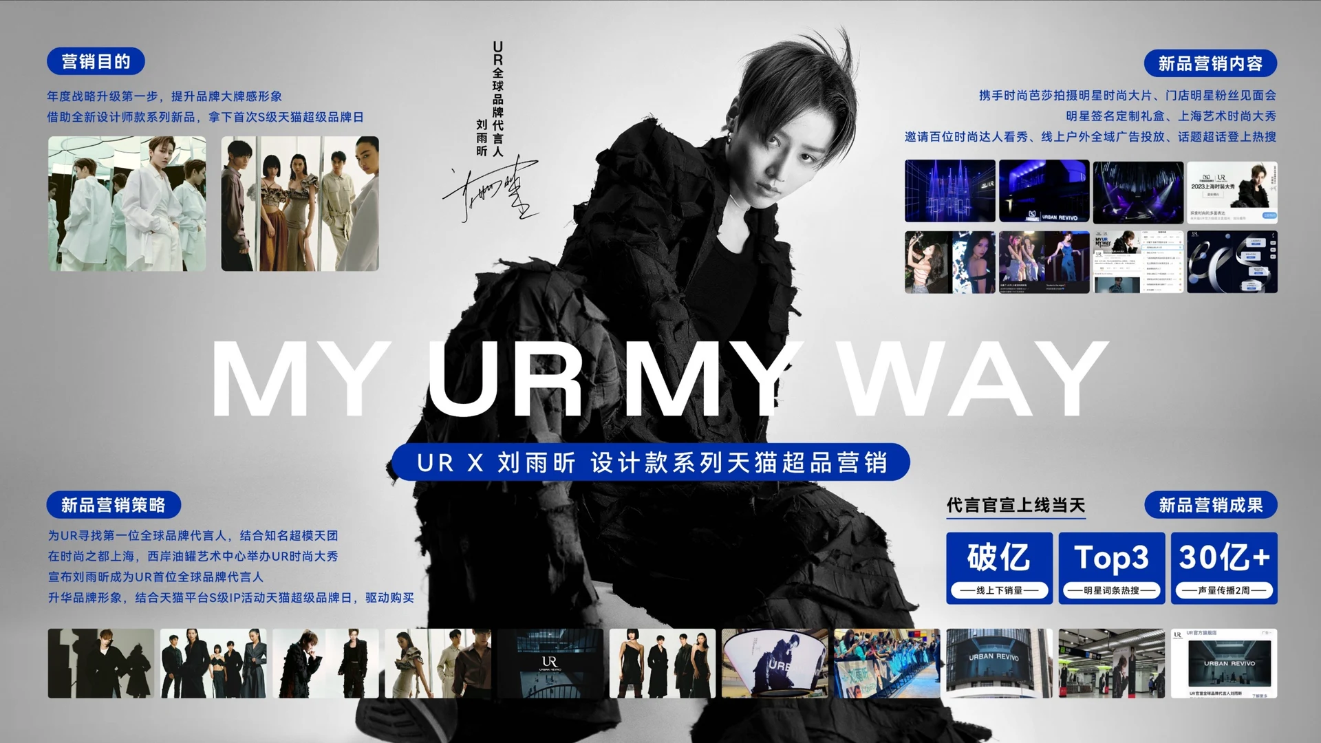 UR 刘雨昕品牌营销 KV